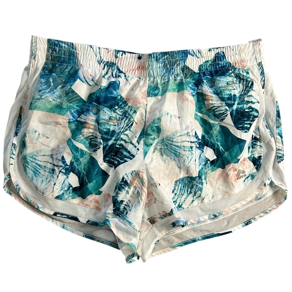 RBX Multicolor Athletic Running Shorts  Elastic Waist Women’s Size Large Workout